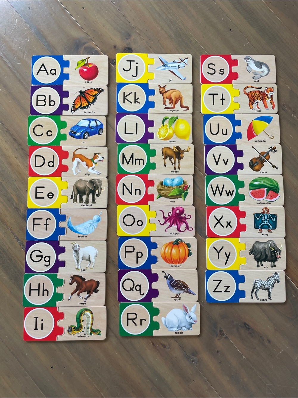Melissa & Doug Alphabet Wooden Puzzle with Storage Box
